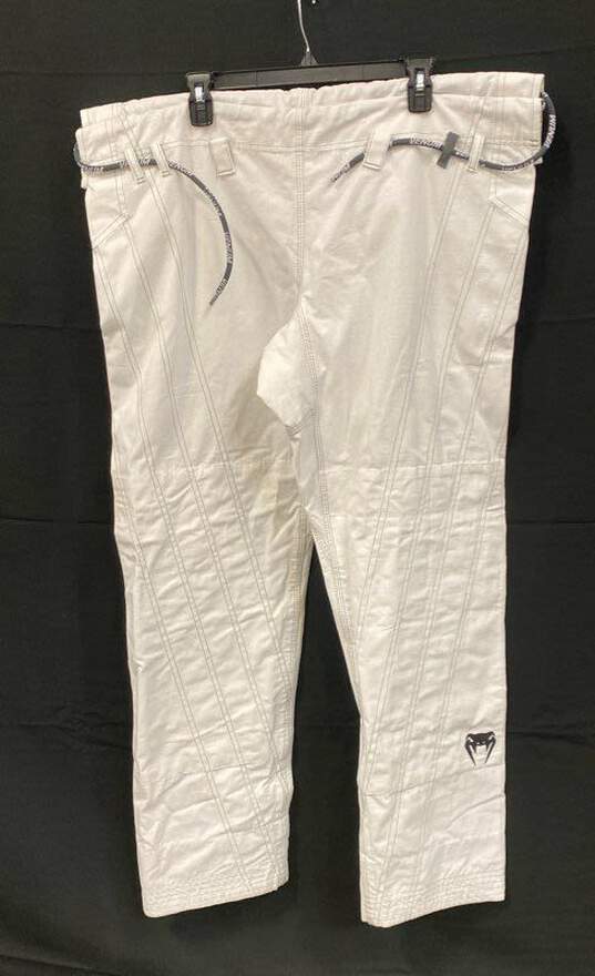 NWT Venum Unisex Adult White Cotton Brazilian Jiu-Jitsu 2-Piece Suit Size A3.5 image number 4