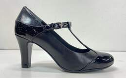 Giani Bernini T Strap Mary Jane Heels Black 5.5