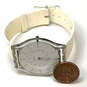 Designer Swatch Swiss White Adjustable Strap Round Dial Analog Wristwatch image number 2