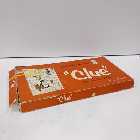 Clue Board Game 1956 image number 5