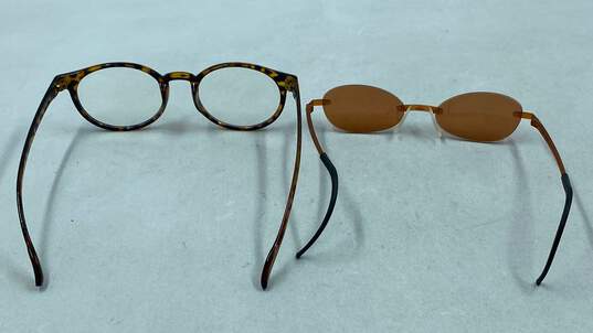 Lot of 2 Unbranded Brown Sunglasses Women's- Size One Size image number 4