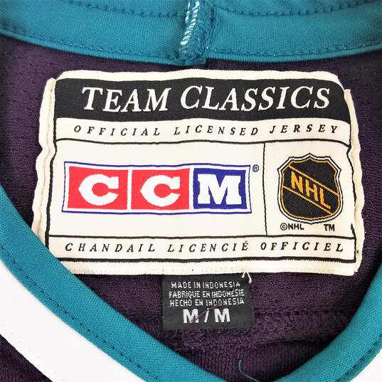 Signed CCM NHL Anaheim Ducks Hockey Jersey Sz. M