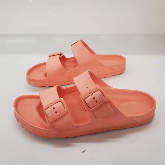 Birkenstock Arizona EVA Peach Slide Sandals Men's Size 8/Women's Size 10 image number 2