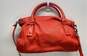 Kate Spade Pebble Leather Cobble Hill Leslie Handbag Red Orange image number 2