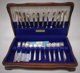 Vintage Community South Seas Silver Plate Flatware Set With Case