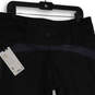 NWT Womens Black Flat Front Elastic Waist Pull-On Capri Leggings Size 2x image number 3