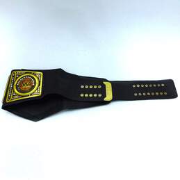 World Heavy Weight Championship Replica Title Belt Adult Size 2MM Brass Black alternative image