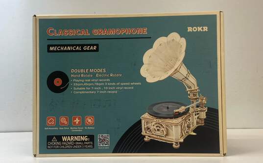 Rokr Puzzle Classic Gramophone Vinyl Records 3d Wooden Puzzle Toys DIY image number 1