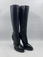 Authentic Alexander McQueen Black Lace-Up Knee-High Boot W 6.5 image number 3