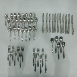 Wm Rogers Impression USA Lot Of 52 IS Stainless Flatware Assorted Pieces