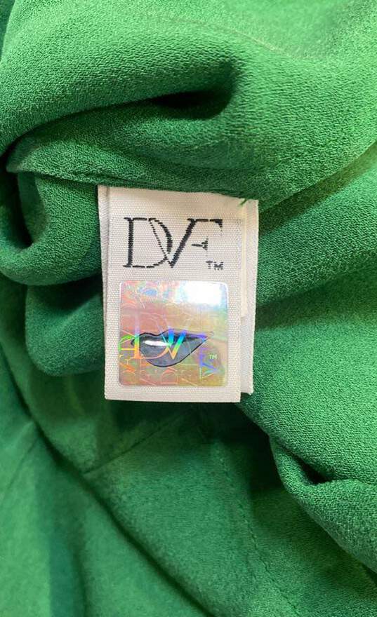 Diane von Furstenberg Green Shift Dress - Size 4 image number 5