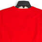 NWT Womens Red Short Sleeve V-Neck Pullover T-Shirt Size Medium image number 4