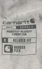 NWT Carhartt Mens Black Rugged Flex Relaxed Fit Straight Leg Jeans Size 46X32 image number 7