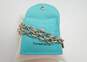 Tiffany & Co 925 Personalized Heart Tag Charm Cable Chain Bracelet & Dust Bag image number 2