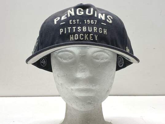 '47 Hitch NHL Pittsburgh Penguins Black Snapback Cap (NEW) image number 2