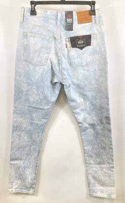 NWT Levi's Mens Blue Stone Wash Mid Rise Pockets Denim Skinny Jeans Size 29/30 alternative image