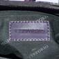 Vittorio Purple Patent Leather Animal Print Satchel Bag image number 7