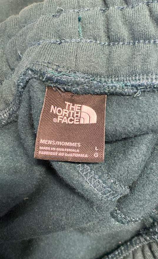 The North Face Mens Blue Heavyweight Box Fleece Elastic Waist Sweatpants Size L image number 4