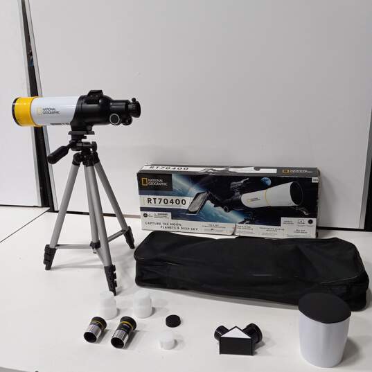 National Geographic RT70400 70mm Reflector Telescope W/ Panhandle Mount IOB image number 1