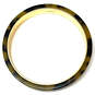 Designer J. Crew Gold-Tone Tortoise Round Shape Bangle Bracelet w/ Dust Bag image number 2