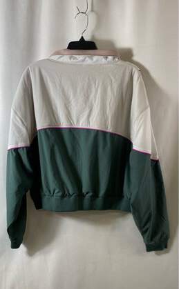 NWT Daily Practice Womens White Green Colorblock Long Sleeve Track Jacket Size L alternative image