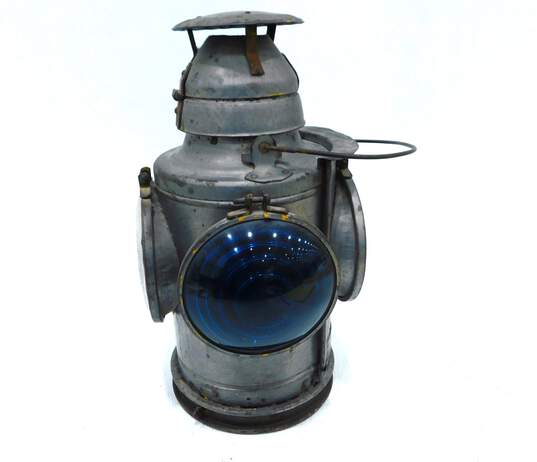 Vintage Handlan RR Railroad Lantern Oil Lamp image number 1