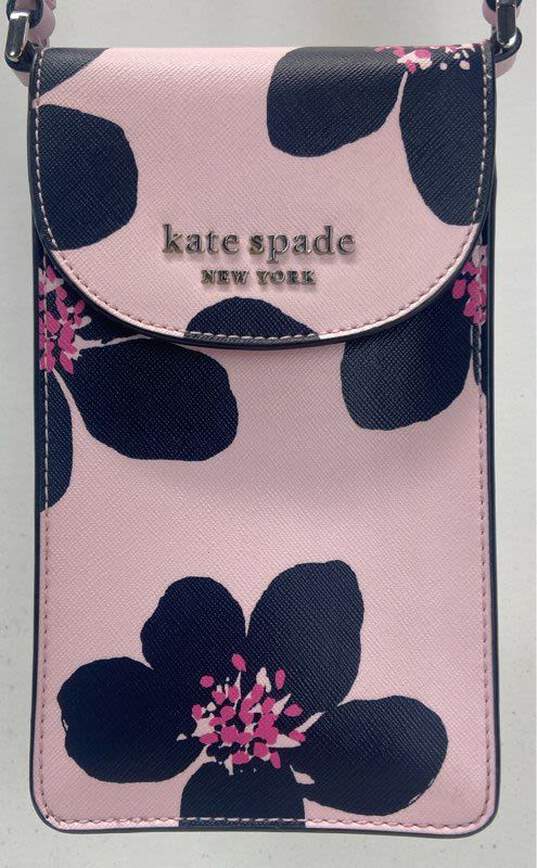 Kate Spade Cameron Floral Print Phone Crossbody Pink image number 1