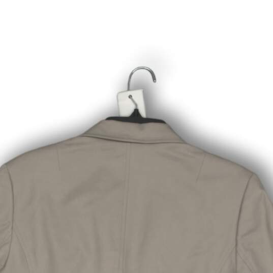 NWT Banana Republic Womens Single-Breasted Blazer Long Sleeve Tan Size 14 image number 4