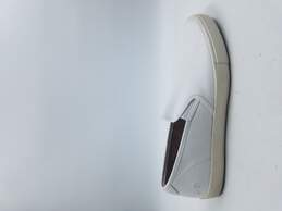 Frye White Leather Slip-On Sneakers Men's 12