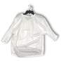 NWT Harshman Womens Tunic Button-Up Shirt Collared Long Sleeve White Size XS image number 2