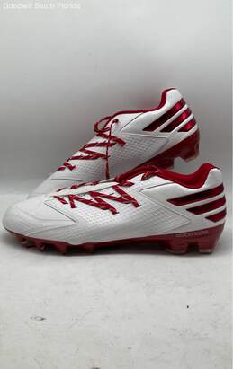Adidas Quickframe Freak X Carbon Low D70150 White Red Football Mens Cleats Sz 16