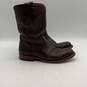 The Frye Company Mens Duke Roper Western Boots Almond Toe Brown Leather Size 9M image number 3