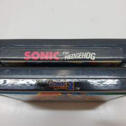 Sonic the Hedgehog 1 & 2 [Not for Resale] Sega Genesis Cartridges alternative image