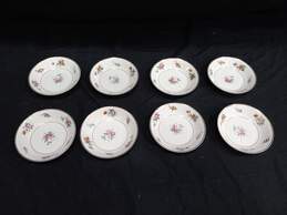 Set of 8 Small Old Ivory Syracuse Bowls