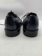 Stacy Adams Mens Black Snakeskin Leather Square Toe Lace-Up Derby Shoes Sz 9.5 M image number 4