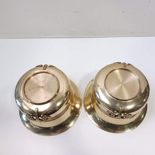 Brass Spittoon Bowls 2pc Set image number 4