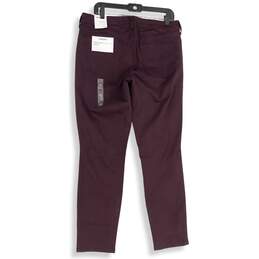NWT Sonoma Womens Plum Purple Denim Supersoft Stretch Skinny Leg Jeans Size 14 alternative image