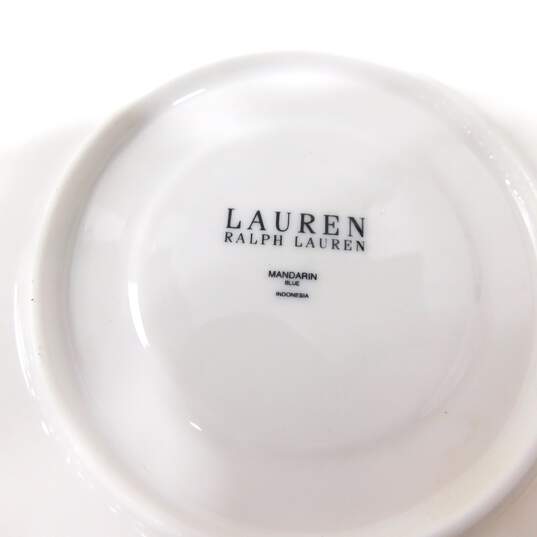 Ralph Lauren Mandarin Blue 9 Piece Saucer Set w/ 2 Teacups image number 7