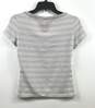 Dolce & Gabbana Silver T-shirt Blouse - Size Medium image number 2