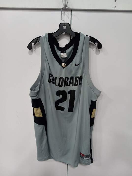 Nike Men's Colorado Buffaloes Basketball Jersey #21 Size M image number 1