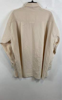 NWT The Frankie Shop Womens Beige Striped Long Sleeve Button Up Shirt Size M/L alternative image
