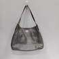 Women's Kate Spade Metallic Silver Tone with Copper Tone Strap Pebbled Leather Hobo Shoulder Bag image number 1