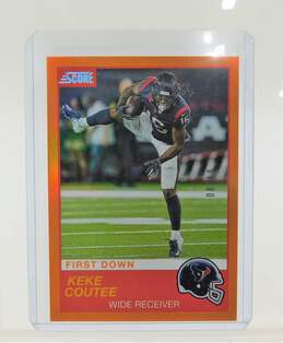 2019 Keke Coutee Score First Down /10 Houston Texans