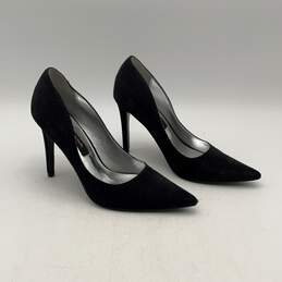 Nina New York Womens Black Glitter Pointed Toe Slip-On Stiletto Pump Heels Sz 7M alternative image