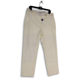 $375 Theory Women Blue Stretch Wide-Leg Pull-On Silk Ankle Trouser Pants SZ  P/XS