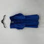 NWT Womens Blue Smocked Off The Shoulder Ruffle Fit & Flare Dress Size 3X image number 1