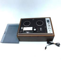 VNTG Bell & Howell Brand 2433A Model Solid State Reel-To-Reel Tapecorder w/Cable