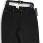 NWT Womens Black Denim Dark Wash 5 Pocket Design Straight Leg Jeans Size 8 image number 3