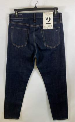 NWT Rag & Bone Womens Blue Fit 2 Slim 5 Pocket Denim Skinny Jeans Size 33x32 alternative image