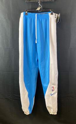 NWT Nike Mens White Blue Dri-FIT Los Angeles Lakers NBA Stretch Sweatpants Sz XL